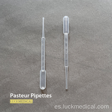 Laboratorio de pipeta Pasteur plsatic Use 1 ml/3ml/5 ml